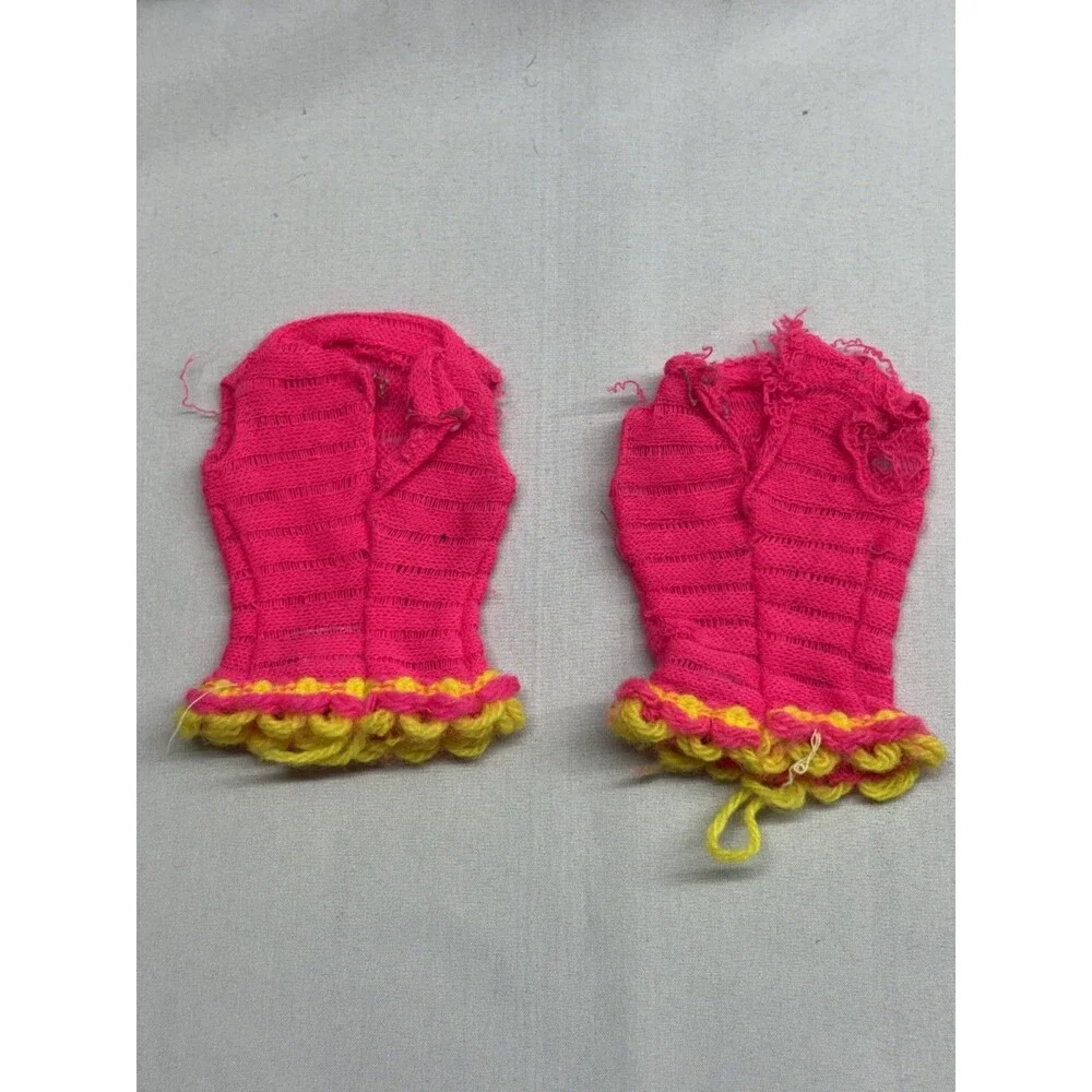 Vintage 60’s Mattel Talking Barbie Two Pink and Yellow Piece Tops #1115